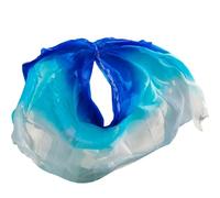 JCXIOC Belly Dancing Shawl Veil Veil Belly Dance Accessories 5mm Thin Hand Dyed Gradient Color Popular Belly Dance Silk Veil(Color 12,250x114cm)