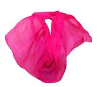 JCXIOC Belly Dancing Shawl Veil Veil Belly Dance Accessories 5mm Thin Hand Dyed Gradient Color Popular Belly Dance Silk Veil(Color 14,250x114cm)