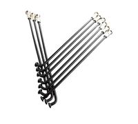 JCXIOC Bicycle Spokes 36 Pcs 12G E-Bike Cycle Bicycle Spokes & Nipples Stainless Steel Electric 108/112/127/136/176/200/202/211/213/225MM Accessories(12G 225MM BK 36pcs)