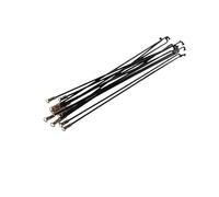 JCXIOC Bicycle Spokes 5 Pcs Bicycle Spokes & Nipples 12G / 108/112/127/136/176/200/202/211/213/225MM Stainless Steel Electric E-Bike Cycle Accessories(12G 138MM BK 5pcs)