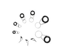 JCXIOC Fishing Rod Guides 9Pcs Fishing Rod Guides Top Ring Mixed Size Set Raft Repair Accessories