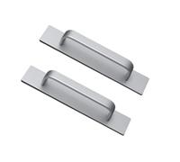JCXIOC Kitchen Cabinet Pulls 10PCS Self Adhesive Cabinet Handle Aluminium Drawer Push Pull(Color 2)