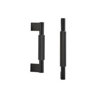 JCXIOC Kitchen Cabinet Pulls 10PCS Solid Brass Knurling Brushed Cross Cabinet Long Appliance Pull Bar(Size6)