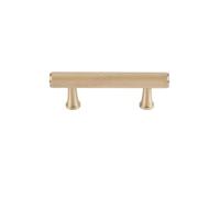JCXIOC Kitchen Cabinet Pulls 20PCS Knurled Solid Brass Light Kitchen Cabinets Pull Drawer(100mm)