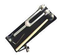 JCXIOC Tuning Fork Aluminum Alloy Tuning Fork Sound Weighted Tuning Fork Percussion Instruments(384Hz)
