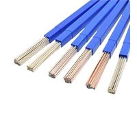 JCXIOC Welding Accessories 10pcs 20pcs 1mm 1.5mm 2mm 2/5/10Percentage Welding Rod Silver Brazing Brazing Rods Electrode(2 percent,CLEAR 10PCS_D1.5MM)
