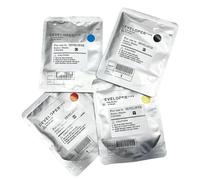 JCxYGAP 1Set 4PCS Compatible With Printer Models For DV512 C224 C284 C364 Developer Powder Color Copier Developer - CMYK 210G For Part Number DV512 C224 C284 C364