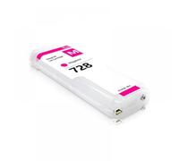 JCxYGAP 728 XL Refillable Ink Cartridge With One Time Use Chip F9J68A 3WX30A Compatible With DesignJet T730 T830 MFP Printer Refill Ink(Magenta)