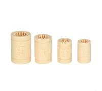 JCxYGAP Plastic Linear Bearings RJMP-01 C63A 8mm 10mm 12mm RJ4JP-01-08 Bushing Polymer Bearing Shaft Compatible With 3D Printer DIY Parts For Linear Systems(MP08)