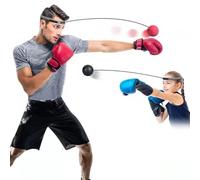 JCYOYO Boxing Reflex Ball Set, Three Balls Of Different Weights And A 2.5-Meter Bandage, Suitable For All Levels