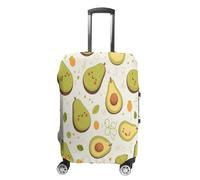 JCZVQPAB Avocado Luggage Cover, Suitcase Cover for Travel, Washable, Elastic, Scratch-Resistant, Suitcase Protector for Adults, for 19-32 Inches, R1, M(22-24in), Suitcase cover