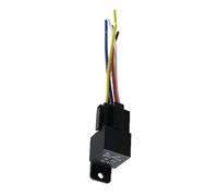 JD-1914 5 Pin DC 12V 40A Relay Truck Van Motorcycle Boat Multi Purpose Automotive Relay Heavy Duty Standard Relay for Car Motor, Auto Universal Relays with Harness