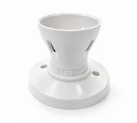 JD Brands Batten Lamp Holder B22 | 3 Terminal T2 Rated | BS EN 61184 | Ceiling Light Bulb Holder for Bayonet Cap Bulbs