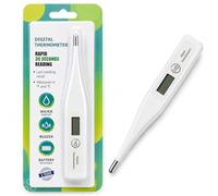 JD Brands Digital Thermometer for Adults & Children | Fast 30 Second Reading | Oral, Underarm & Rectal Thermometer | Waterproof with Memory Recall