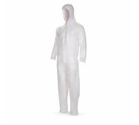 JD Brands Disposable Coveralls L/XL/XXL | Lightweight Protective One Piece Suit | Breathable PPE for Decorating, Painting & DIY Use (XXL)