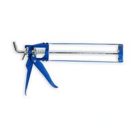 JD Brands Extra Strong Caulking Gun - Heavy Duty Skeleton Applicator for Sealants, Adhesives, Silicones - Professional High Viscosity Cartridge Gun - Blue - Fits 310ml Tubes
