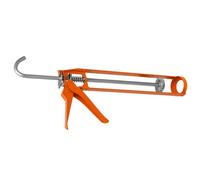 JD Brands Extra Strong Caulking Gun - Heavy Duty Skeleton Applicator for Sealants, Adhesives, Silicones - Professional High Viscosity Cartridge Gun - Blue - Fits 400ml & 310ml Tubes