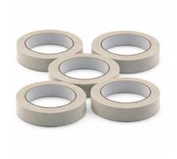 JD Brands Masking Tape 25mm x 25m - Pack of 5 Rolls | General Purpose Painters Tape | Decorating, DIY & Craft Use