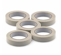 JD Brands Masking Tape 25mm x 50m - Pack of 5 Rolls | General Purpose Painters Tape | Clean Removal Decorating & DIY Tape