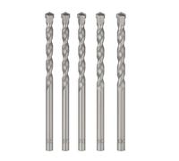 JD Brands Masonry Drill Bits - 5.5mm, 6.5mm, 7mm, 8mm & 10mm - Concrete, Brick, Block, Stone & Wall Drilling Bits - Durable Tungsten Carbide Tip for Power Drills (Full Set)