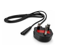 JD Brands UK Plug to IEC C7 Figure 8 Power Lead 3m | Mains Power Cable for TVs & Consoles | Compatible with PS5, Xbox Series X, Smart TVs & Samsung TVs