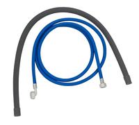 JD Brands Washing Machine and Dishwasher Hose Kit, 3.5m Cold Water Inlet Hose, 2.5m Drain Hose Extension, Universal Fit, Standard 3/4" BSP