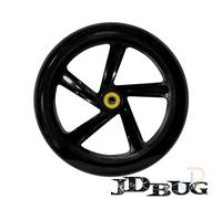 JD Bug 200mm Wheel inc Bearings (Unit) (Black)