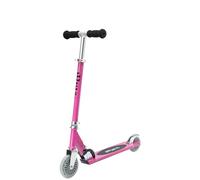 JD Bug Junior Street Folding Kids Scooter, for Boys and Girls Aged 5+, Adjustable Handlebar Height (Pastel Pink)