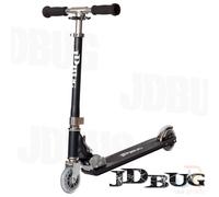 Jd Bug Jd Bug Jr Street Folding Childrens Scooter - Black Age 5+
