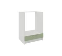 Jd Greta Kitchen Base Oven Unit 600mm Cabinet With Front 60Cm - Sage Green Matt