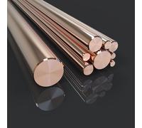 JD Multi Metals - Copper Round Bar Rod - Cheapest Around 4.76mm Upto 100mm Diameter and Various Lengths, Copper, 25mm x 100mm