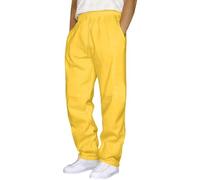 JD Sports Men's Yellow Cargo Joggers - Wide Leg, Straight Leg, Track Pants