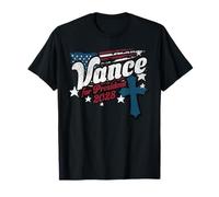 JD Vance 2028 Christian Religious Vintage Patriotic US Flag T-Shirt