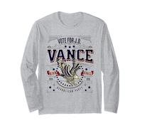 JD Vance 2028 for President Eagle Colonial Vintage American Long Sleeve T-Shirt