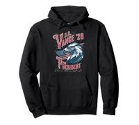 JD Vance 2028 For President Patriotic Eagle USA Flag Vintage Pullover Hoodie