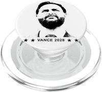 JD Vance 2028 Historic President Coming Soon Black & White PopSockets PopGrip for MagSafe
