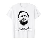 JD Vance 2028 Historic President Coming Soon Black & White T-Shirt