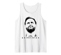 JD Vance 2028 Historic President Coming Soon Black & White Tank Top