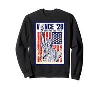 JD Vance 2028 Passing the Torch Patriotic US Flag Sweatshirt
