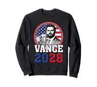 JD Vance 2028 President USA Flag Election Campaign Vintage Sweatshirt