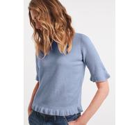 JD WILLIAMS Frill Knit Short Sleeve Jumper 32-34
