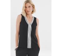 JD WILLIAMS Rick Rack Trim V Neck Vest 22