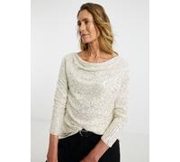 JD WILLIAMS Sequin Slash Cowl Neck Long Sleeve Top 8