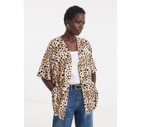 JD WILLIAMS Short Sleeve Leopard Print Cardigan 20
