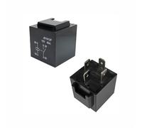 JD1912F JD2912F Base 12V 24V Relay High Power 12VDC DC12V 24VDC DC24V 60A 4PIN 2Pcs(JD1912F-12VDC)
