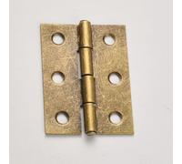 JD2 inch 38 * 50mm6 Eye-Looking Antique Hinge Wooden Box Gift Box Flat Hinge Packaging Small Accessories(Antique Brass)