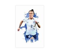 jdalcbe Lucy Bronze - Soccer Player Poster Canvas Poster Wall Art Decor Print Picture Paintings for Living Room Bedroom Decoration 24x36inch(60x90cm)