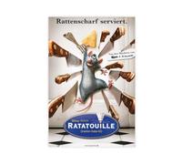 jdalcbe Ratatouille - Movie Poster Canvas Poster Bedroom Decor Landscape Office Room Decor Gift 12x18inch(30x45cm)
