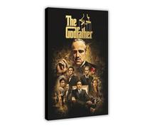 jdalcbe The Godfather 1972 Classic Vintage Movie Poster Canvas Poster Bedroom Decor Landscape Office Room Decor Gift 12x18inch(30x45cm)