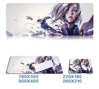Jdble Gaming Mouse Pad|Large Size|Desk Pad|Anime Computer Pad|Hero League Keyboard Pad|900X400-Style 14_5Mm_1000X500Mm